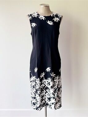YYigal Black and white Floral Dress